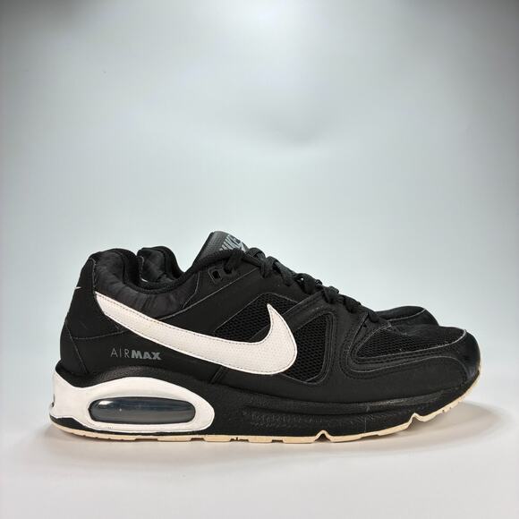 Nike Air Max Command Black White Casual Running Shoes 629993-032 Men's Size 9.5 - Picture 1 of 10